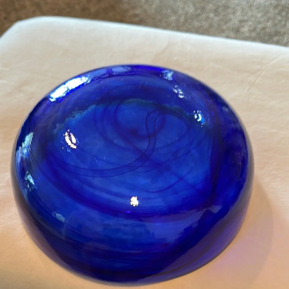 Sapphire Blue Glass Art Collection - Picture 2 of 2